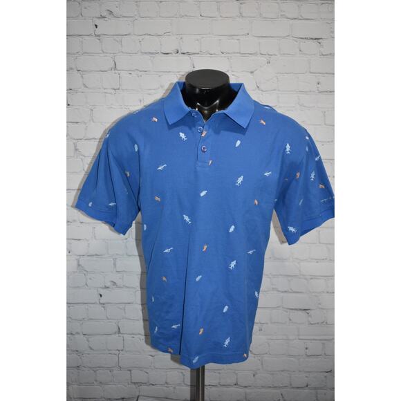 Columbia PFG Performance Fishing Gear Mens Size XL Golf Polo Shirt Vented - Picture 2 of 8